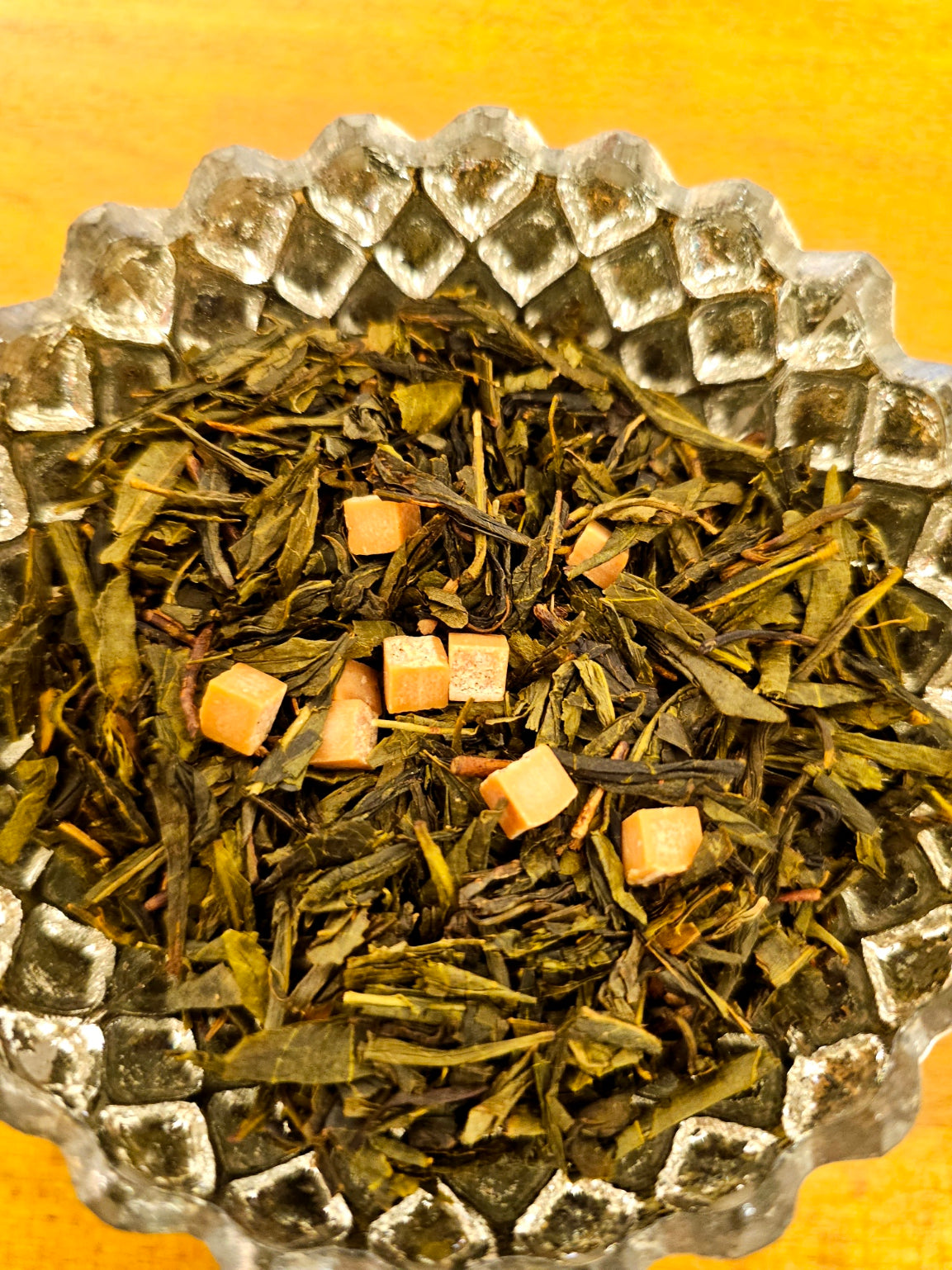 Sahne-Karamell Grüner Tee