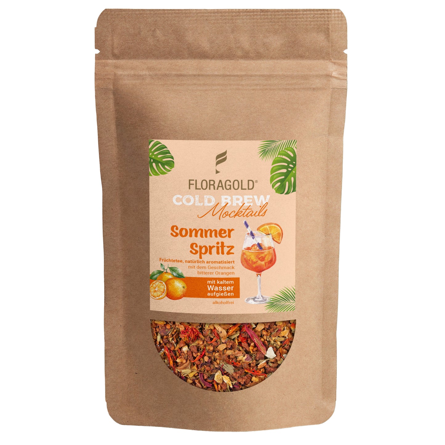 Cold Brew Tee Sommer Spritz – fruchtig, spritzig & sommerlich