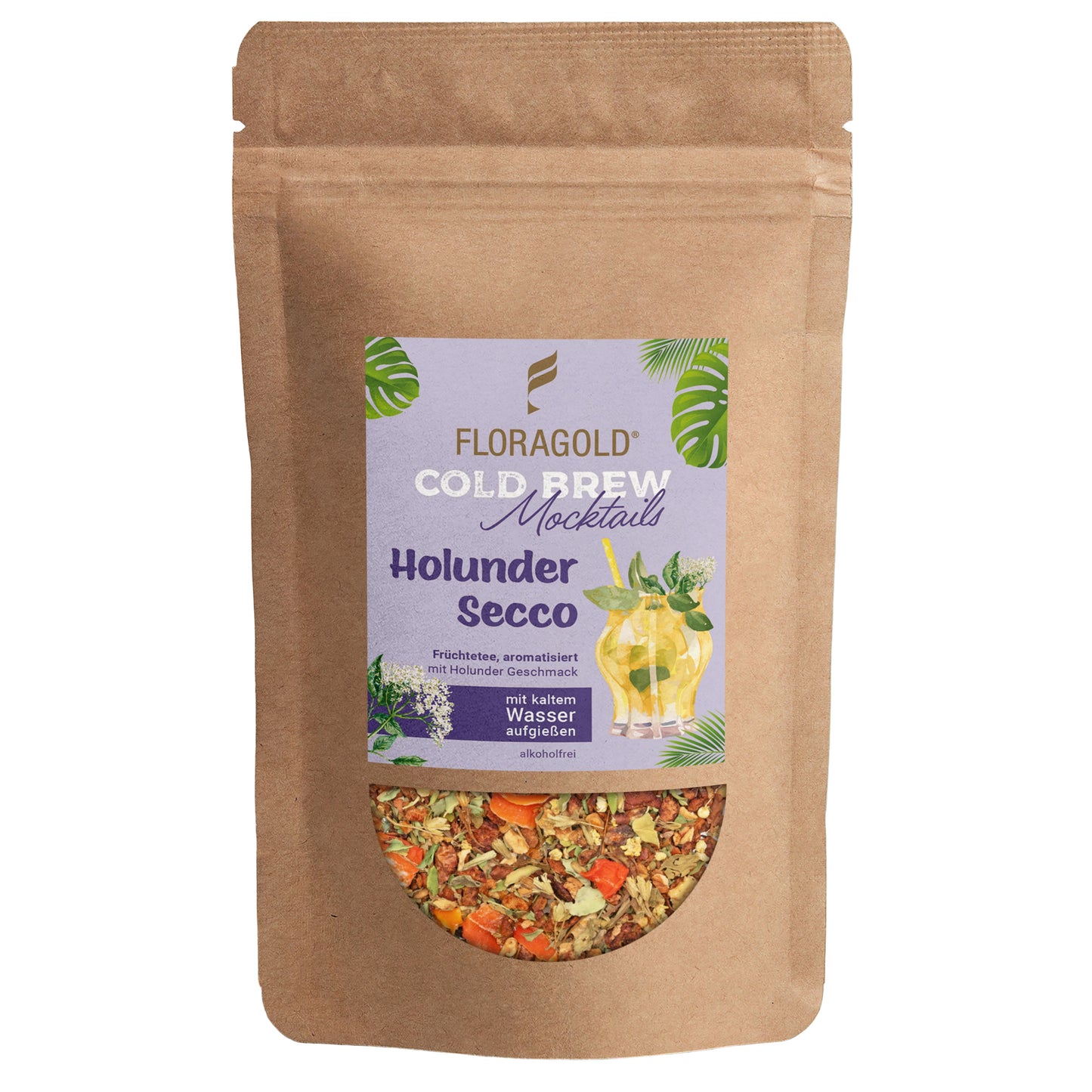 Cold Brew Tee Holunder-Secco – blumig, leicht & spritzig
