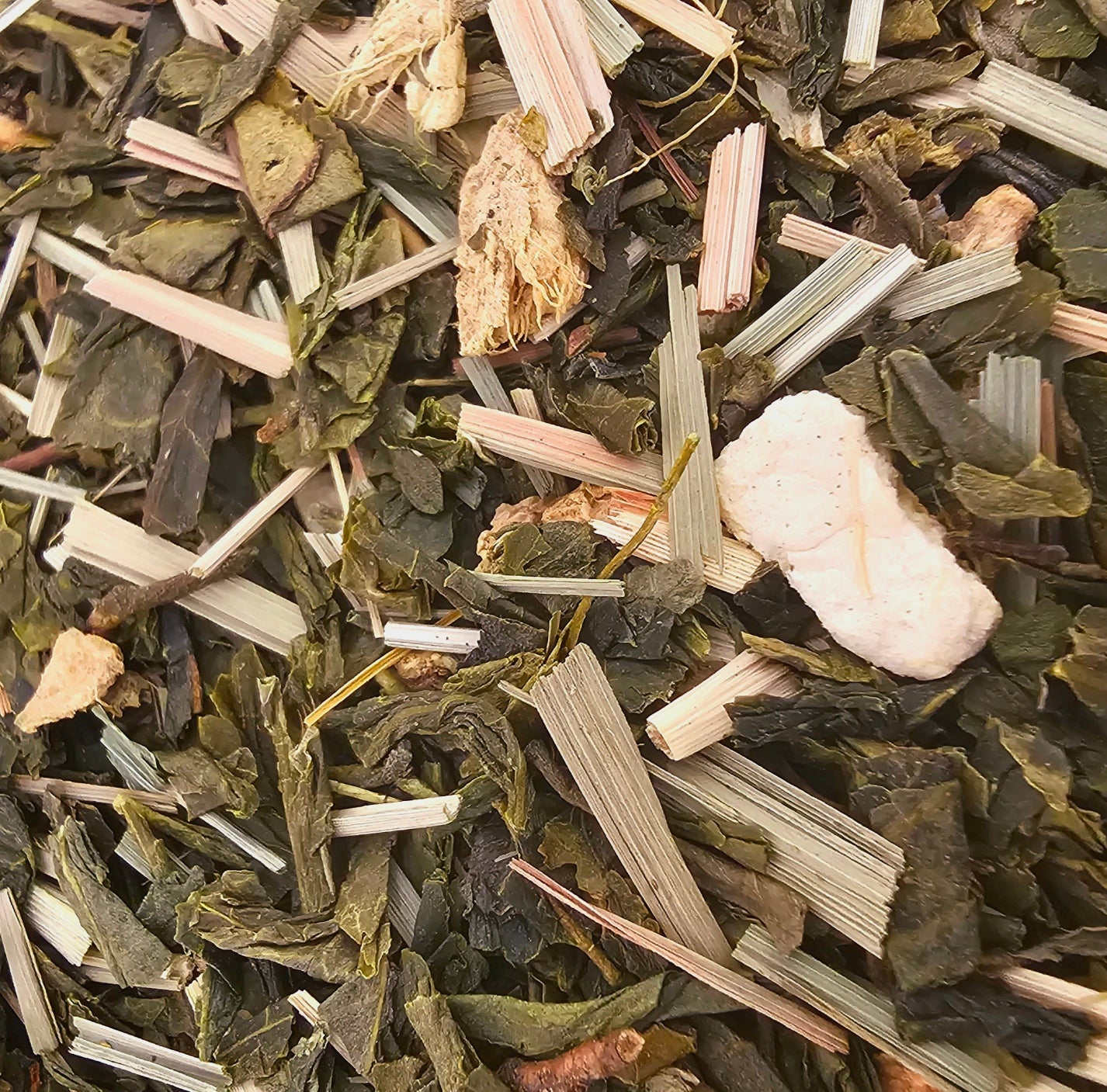 Ingwer-Zitrone Grüntee aromatisiert