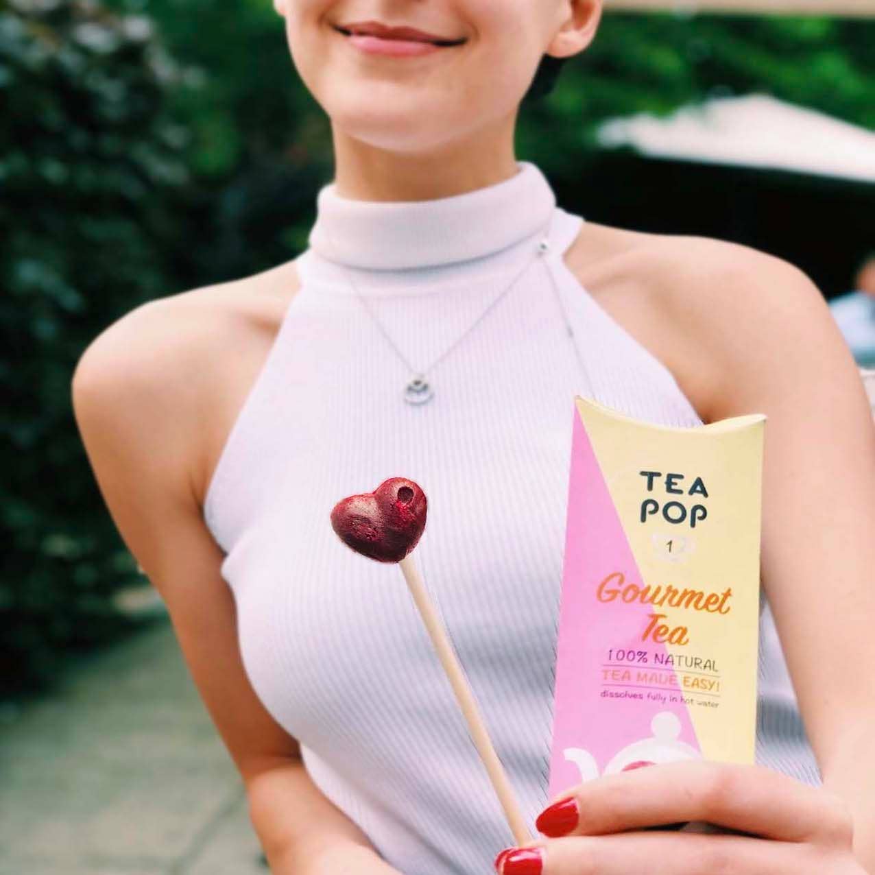 AppleBerry Tee am Stiel