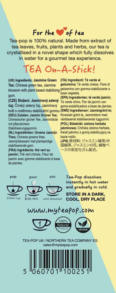 Jasmin Gourmet-Tee am Stiel!