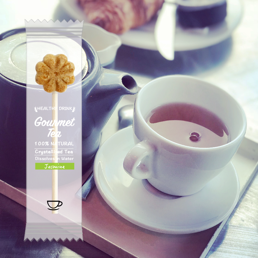 Jasmin Gourmet-Tee am Stiel!