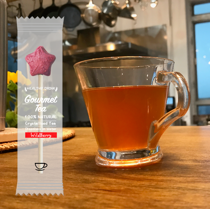 WildBerry Punch Gourmet-Tee am Stiel