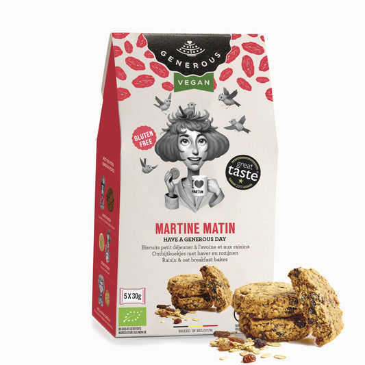 Martine Matin 150g - Hafer- und Rosinenkekse