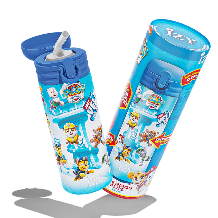 Kinder Thermosflasche Paw Patrol Refresh Blau Isolierte Wasserflasche
