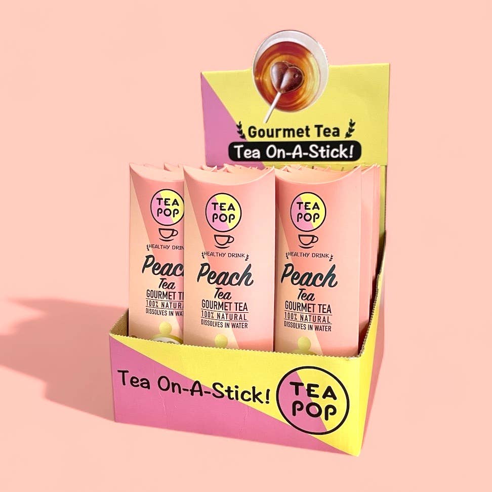 Pfirsich-Tee am Stiel! Gourmet-Tee